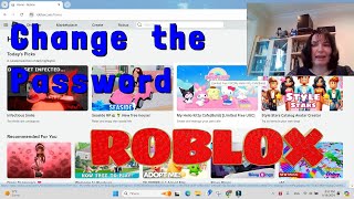 ROBLOX  How To Change The Password Of Your Roblox Account  Lets Do Tech [upl. by Nehgaem]