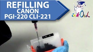 How to Use Refillable Cartridges for CANON PGI220 and CLI221 [upl. by Warden453]