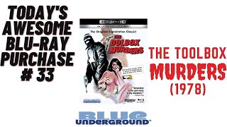 TODAYS AWESOME BLURAY PURCHASE 33  The Toolbox Murders 1978 [upl. by Justis651]