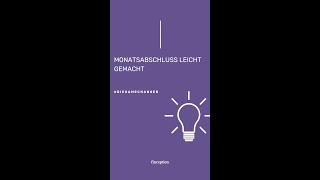 Monatsabschluss leicht gemacht [upl. by Lrat]