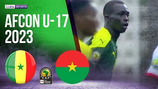 Senegal vs Burkina Faso  AFCON U17 HIGHLIGHTS  05142023  beIN SPORTS USA [upl. by Ihn]