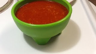 Receta rapida salsa para tacos estilo León gto [upl. by Colner]