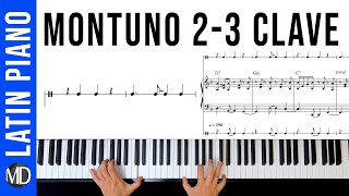 How To Play Piano Montuno with Tumbao Bass 23 Clave Latin Piano Tutorial jazzpianolessons [upl. by Bandeen]