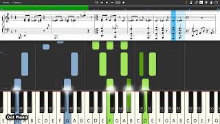 Graveyard Theme  Vince Guaraldi  Piano tutorial and cover Sheets  MIDI [upl. by Thain631]