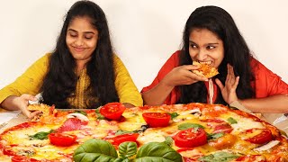 PIZZA EATING CHALLENGE 🤩  ഒരു PIZZA ചലഞ്ച് 😋  FOOD CHALLENGE [upl. by Robet187]