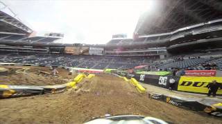 GoPro HD Nick Paluzzi Practice  Seattle Monster Energy Supercross 2011 [upl. by Enelam]