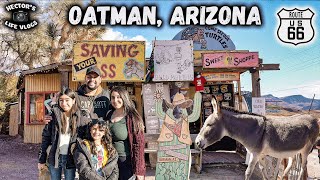 Visting OATMAN ARIZONA on the HIstoric ROUTE 66  Feeding Donkeys Shops amp Ice Cream [upl. by Joycelin608]