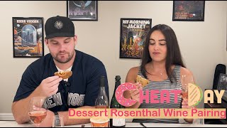 Dessert Wine Pairing  Rosenthal Wine and Cinnabon Review [upl. by Benton]