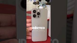 Réplica do iPhone 15 Pro Max 😱 Você compraria  Review shorts iphone celular [upl. by Nomal]