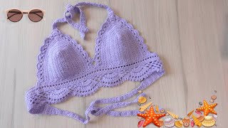 Cómo tejer CROP TOP a crochet MUY FÁCIL [upl. by Ettessil]