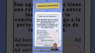 falacias logic atinencia informales filosofiadesdeelcaribe filosofía [upl. by Idac]