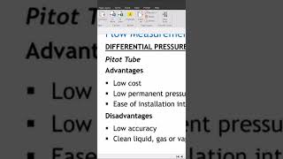 Flow Measurement Pitot Tube Flow Meter Pros and Cons Industrial Process Control flowmeasurement [upl. by Akins]