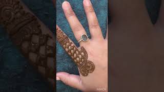 Simple Finger Mehndi Design mehndi viralvideo viralshorts trending henna shorts tutorial [upl. by Naujuj]