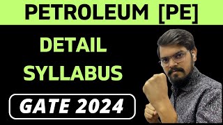 Engineering Mathematics Detail Syllabus  PETROLEUM ENGINEERING  PE  GATE 2024 [upl. by Abekam]