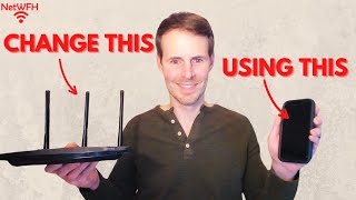 How to Change Your WiFi Password With an iPhone [upl. by Merci750]