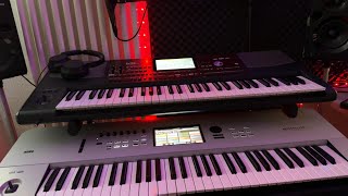 Mbushe 2025 Korg Nautilus AT amp Korg Pa 700 [upl. by Refinnaj]