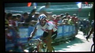 Mondiali di ciclismo Mendrisio 2009 gara elite il finale parte 1 [upl. by Nauqyt]