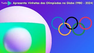 Cronologia 190 Vinhetas Olimpíadas de Verão na Globo 1980  2024 [upl. by Diann4]