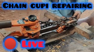 Chain power mechanical machine repairing 🔴 Live [upl. by Aihsenat548]