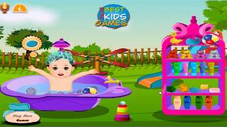 Garden Baby Bathing Time to Sleep  Video for Babies amp Kids  Baby Games [upl. by Eerolam870]