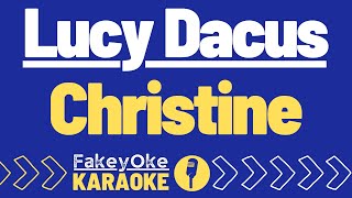 Lucy Dacus  Christine Karaoke [upl. by Chris]