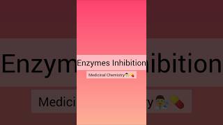 Enzymes inhibition  msc 4th sem  medicinal chemistry  mscnotes chemistry msc4thsemnotes [upl. by Arvad]