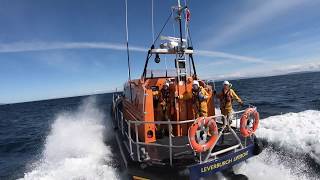 Leverburgh Rnli Lifeboat training [upl. by Amihsat910]