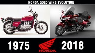 HONDA GOLD WING  EVOLUTION 19752018  The Evolution Of Honda Gold Wing [upl. by Mab]