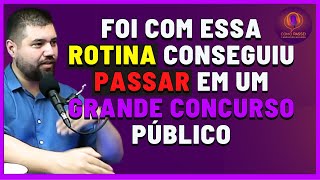 Ele Passou em um Grande Concurso Público com Essa Rotina Simples [upl. by Wake74]