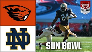 Sun Bowl Oregon State Beavers vs Notre Dame Fighting Irish  Full Game Highlights [upl. by Akenehs]