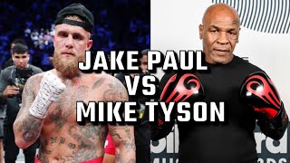 Jake Paul Vs Mike Tyson  miketyson jakepaul subscribe shorts short boxing sports sportsnews [upl. by Aleafar]