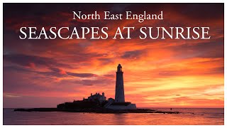 North East Of England  Seascapes At Sunrise 4K sunrise [upl. by Ynnus]