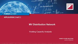 PowerFactory  MV Distribution Network – Hosting Capacity Analysis [upl. by Aliek]