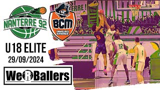 Nanterre92 vs BCM Gravelines U18 Elite 29092024 Highlights by We R Ballers [upl. by Aloke805]