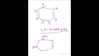 Naming Diazepine derivatives 3rd year chemistry [upl. by Zitah781]