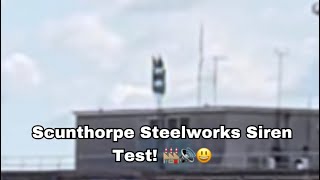 Scunthorpe Sirens  Hörmann ECN1800  Scunthorpe  England  UK 🏭🔊😃 [upl. by Christis]