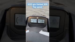 2023 sea doo gtx limited 300 top speed [upl. by Ragen429]