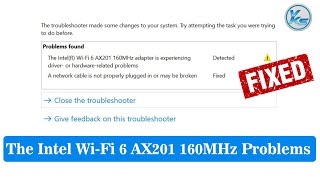 ✅ The Intel WiFi 6 AZ201 160MHz Adapter Experiencing Driver or Hardware Related Problem on Surface [upl. by Asnerek]