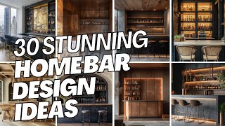 30 Stunning Home Bar Design ideas [upl. by Yumuk305]