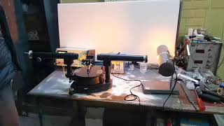 Ultrasonic setup using Spectrometer [upl. by Oswal]