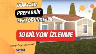 Prefabrik Ev Yapımı Modelleri ve Fiyatları  Karmod prefabrik prefabrikev [upl. by Lorrac]