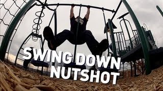 Brutal Swing Down Nutshot Voice goes High pitch [upl. by Magna]