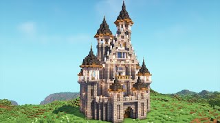 Minecraft  How to build a Medieval Castle Base  Minecraft Tutorial [upl. by Enoj97]