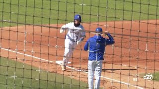 TCC baseball powers past FSCJ to improve to 30 [upl. by Asiaj210]