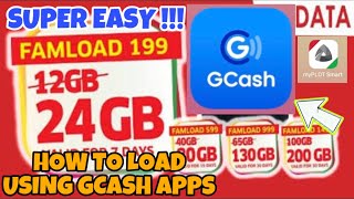 HOW TO LOAD YOUR PLDT HOME PREPAID WIFI USING GCASH APPS  FAMLOAD PROMOS [upl. by Naraa]