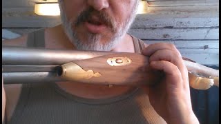 Flintlock shotgun build 1790 pt 28 making the wedge plate [upl. by Aliab]