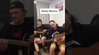 Santa Monica  Everclear cover unplugged acoustic guitar [upl. by Nesline696]