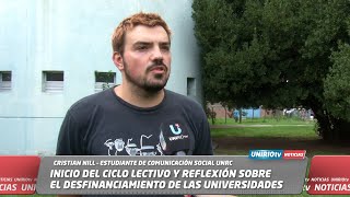 INICIO DEL CICLO LECTIVO Y REFLEXIÓN SOBRE EL DESFINANCIAMIENTO QUE ATRAVIESAN LAS UNIVERSIDADES [upl. by Raval]