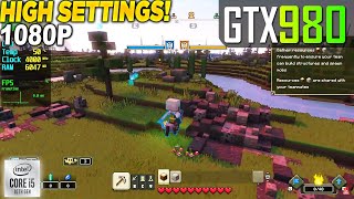 Minecraft Legends GTX 980  1080p High [upl. by Aihsat51]