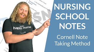 How to take notes in nursing school the Cornell Method and how to study for nursing school [upl. by Buttaro]